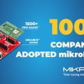 500 placas de desarrollo de los principales fabricantes de circuitos integrados incorporan ahora el zócalo mikroBUS de MIKROE