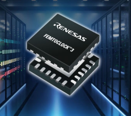 Renesas FemtoClock™ 3 con un rendimiento de fluctuación de 25fs-rms