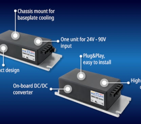 Convertidores CC/CC de entrada ultraamplia son adecuados para aplicaciones de movilidad eléctrica