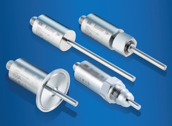 sensor flujo temperatura baumer