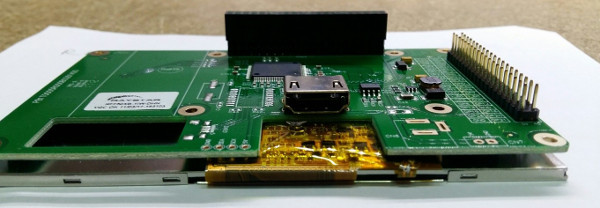 integrated HDMI TFT display