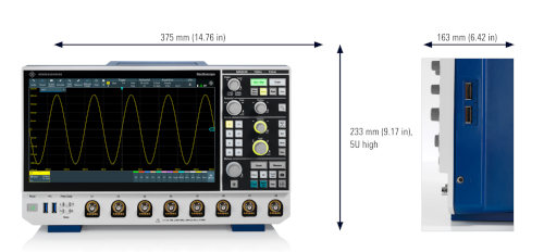 osciloscopio rohde schwarz mxo 3 medidas w
