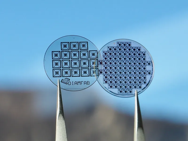 diamond semiconductor wafers Figure 04 DIAMFAB wafers diodesFET