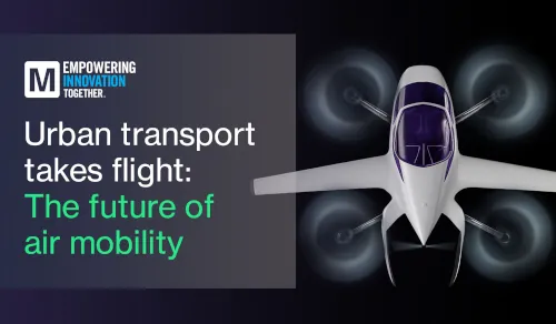 Mouser Electronics explora el futuro de la movilidad aérea avanzada y su impacto en el diseño