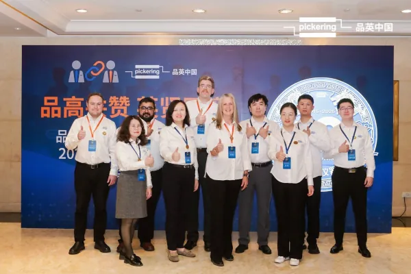 Equipo de Pickering China celebra 10 aniversario
