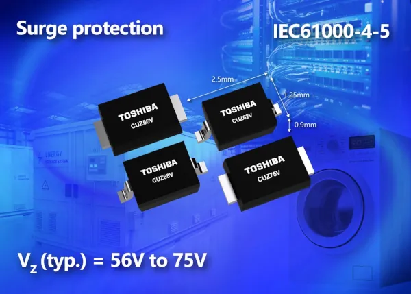 diodos Zener de protección de Toshiba