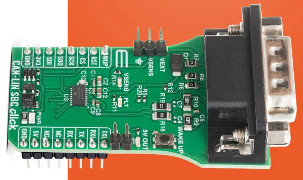 Placa Mikroe CAN LIN SBC Click