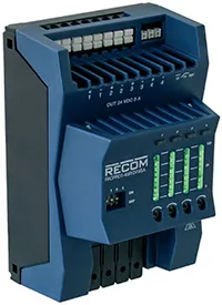 modulo fusibles electronicos carril DIN RACPRO1 4SP 24V 5A