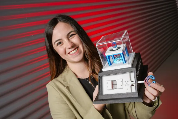 Carmen Perri, parte del equipo de Paul Motzki en la Universidad de Saarland - Créditos: Oliver Dietze