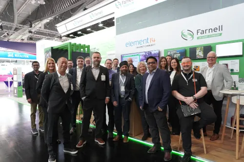 Stand de Farnell en Embedded World 2026