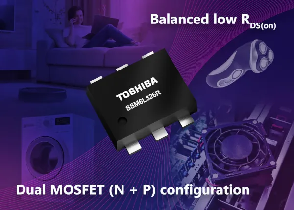 MOSFET Toshiba SSM6L826R con canales N y P
