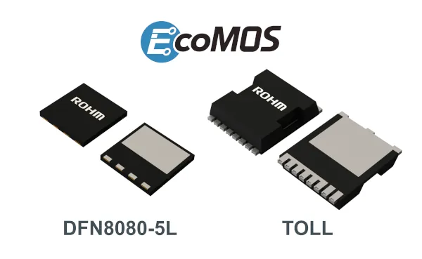  MOSFET de 600 V con nuevos encapsulados de Rohm semiconductor