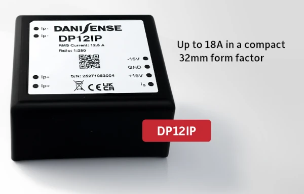 Danisense presenta el transductor de corriente DP12IP con precisión de hasta 10 ppm para medición aislada de hasta 18 A