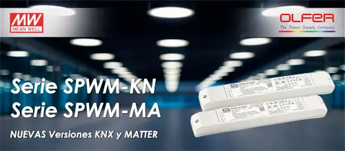 Versions KNX et Matter de la série MEANWELL SPWM