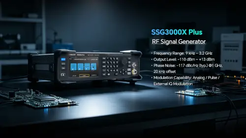 SIGLENT SSG3000X Plus: генератор радиочастотных сигналов до 3,2 ГГц