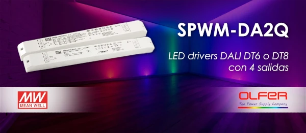 controlador led Dali spam-da2q
