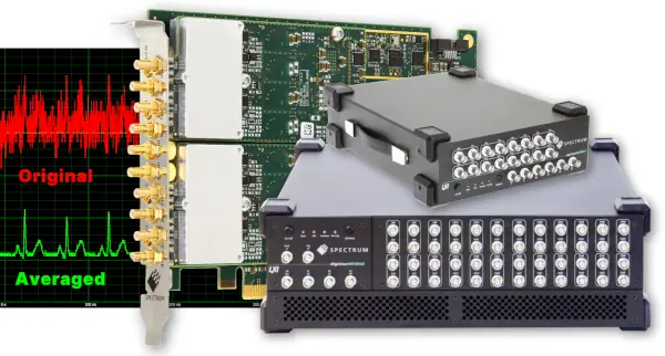 Spectrum Instrumentation incorpora promediado por suma en FPGA a los digitalizadores de la serie 59xx