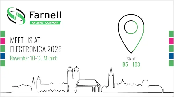 Farnell na área da eletrónica em 2026
