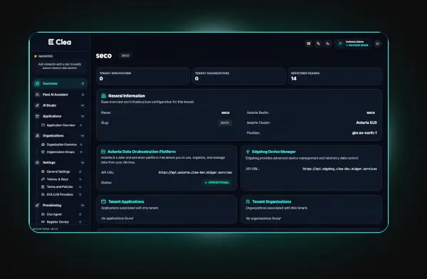 SECO Clea 2.0 Agentic Framework